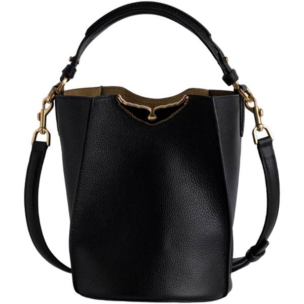 ZADIG & VOLTAIRE | BORDERLINE BUCKET BAG | BLACK