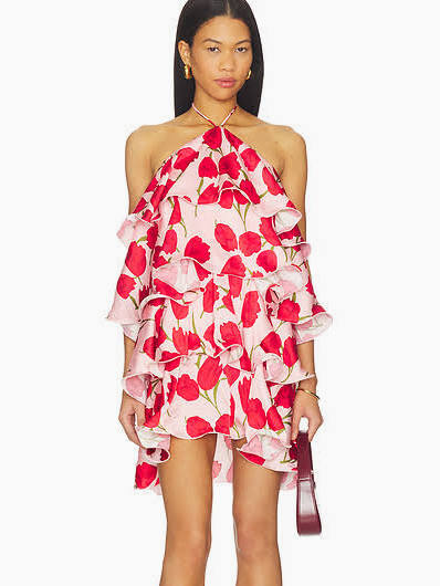 ELLIATT | MELIA MINI DRESS | PINK FLORA