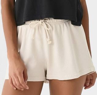 PWT | LAYLA FRENCH TERRY SHORT | WHITE