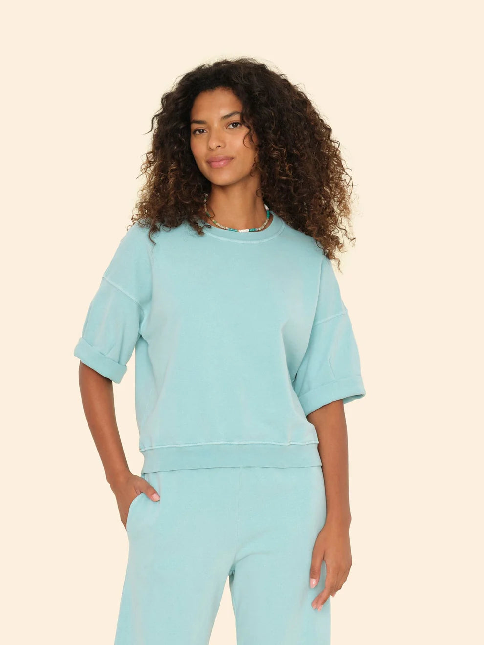 XIRENA | TRIXIE SWEATSHIRT | RAINDROP