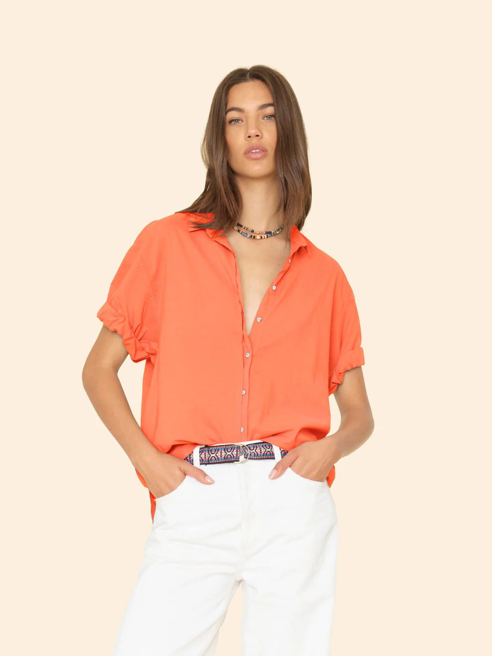 XIRENA | CHANNING SHIRT | POPPY