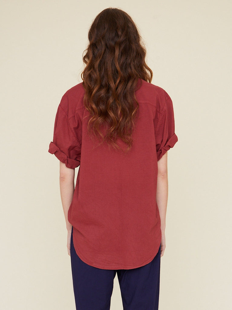 Brick Red Channing Shirt | Xirena