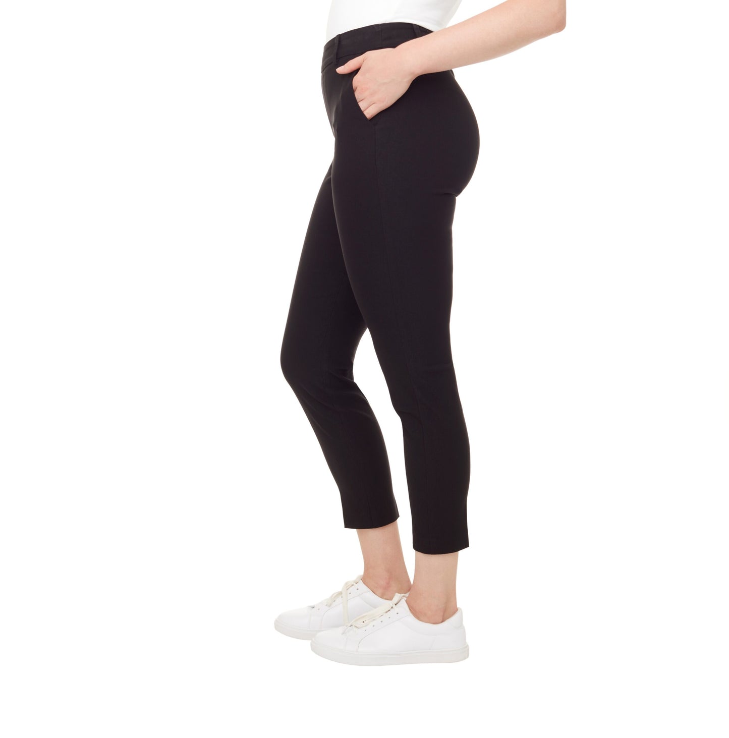 I Love Tyler Madison | Gwyneth Solid Trouser Pant | Black