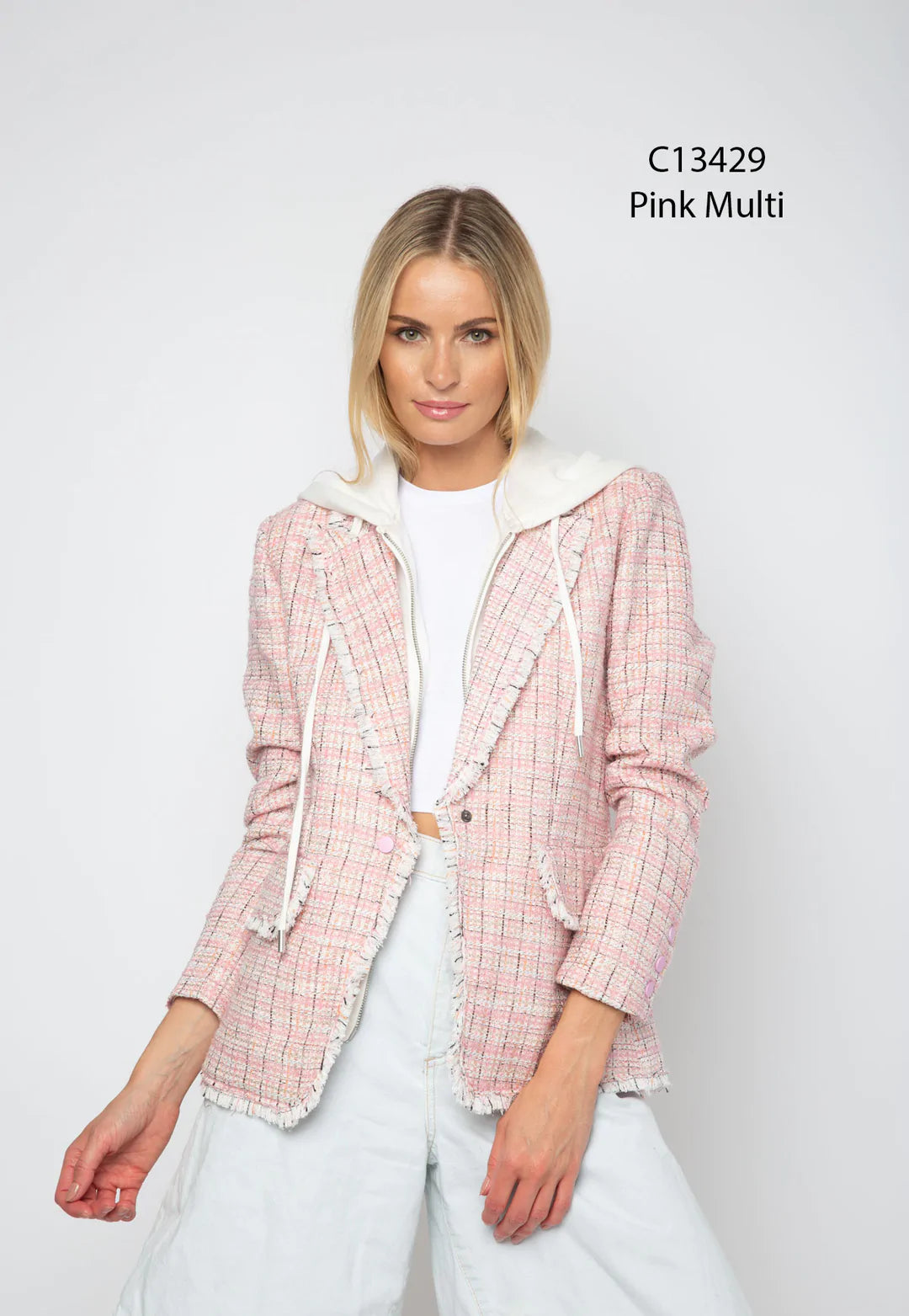 Pink Tweed Jacket