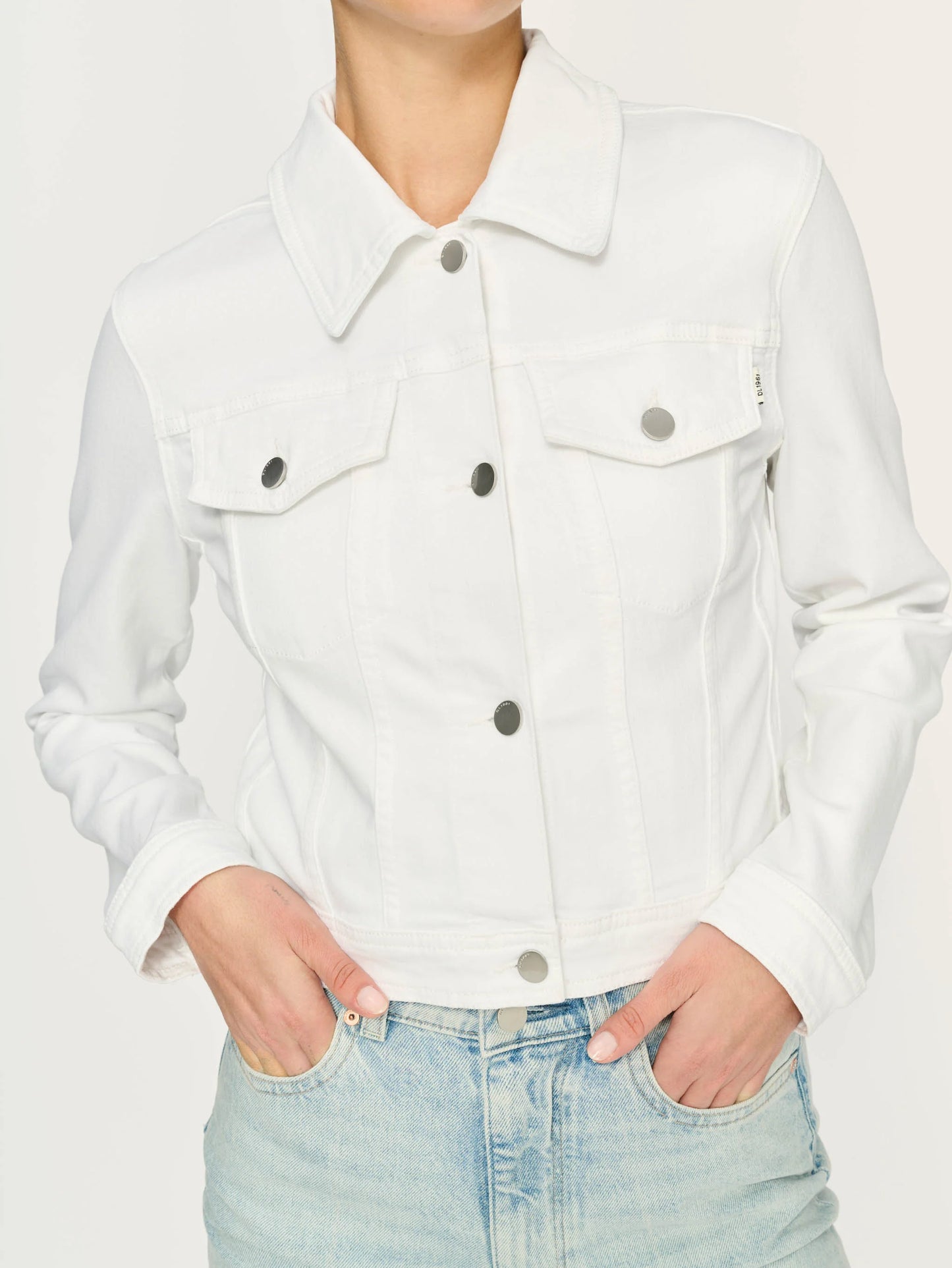 DL1961 | VIKA JACKET CLASSIC DENIM | ECRU