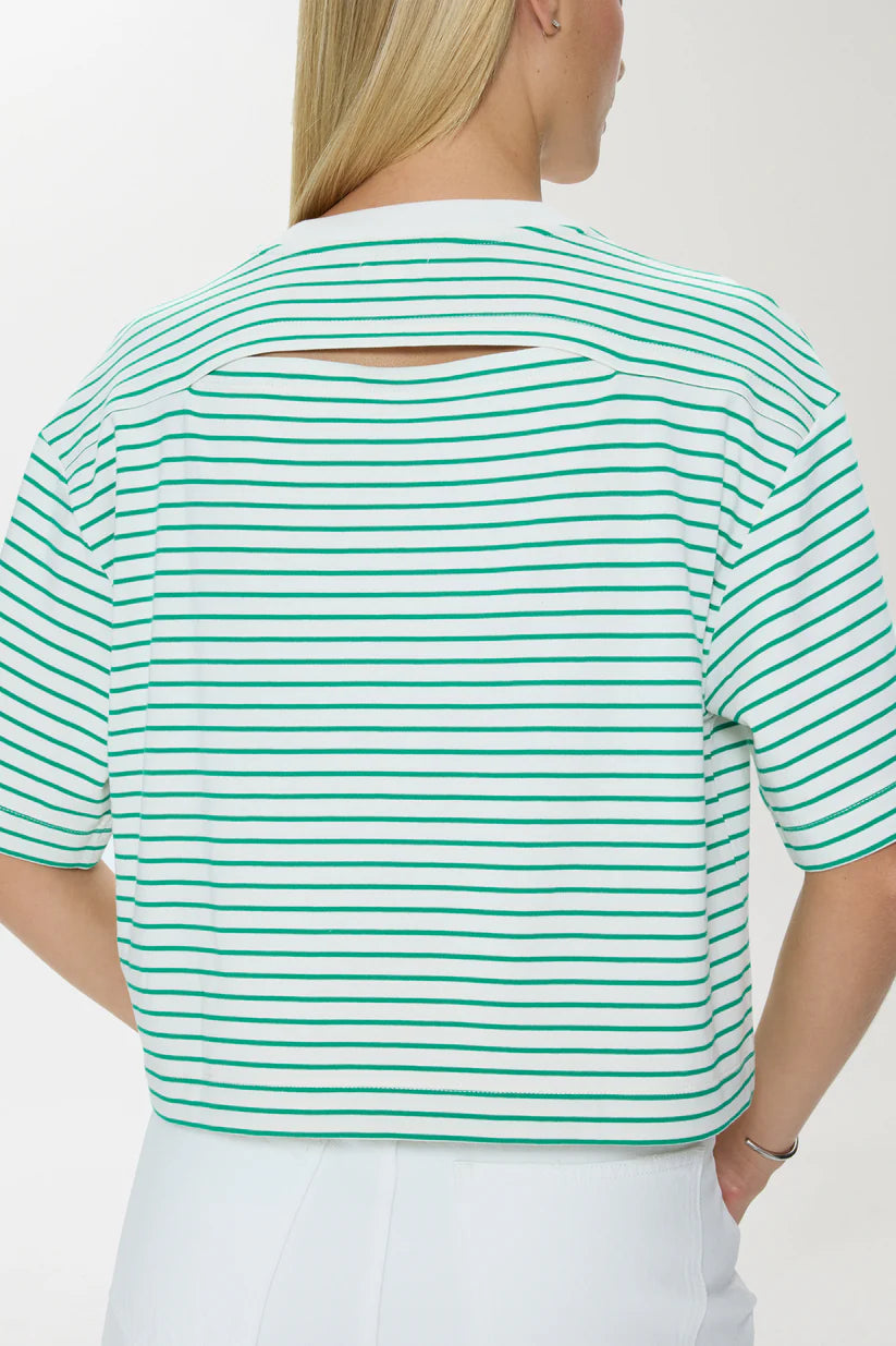 PISTOLA | MAE TEE | VERT STRIPE