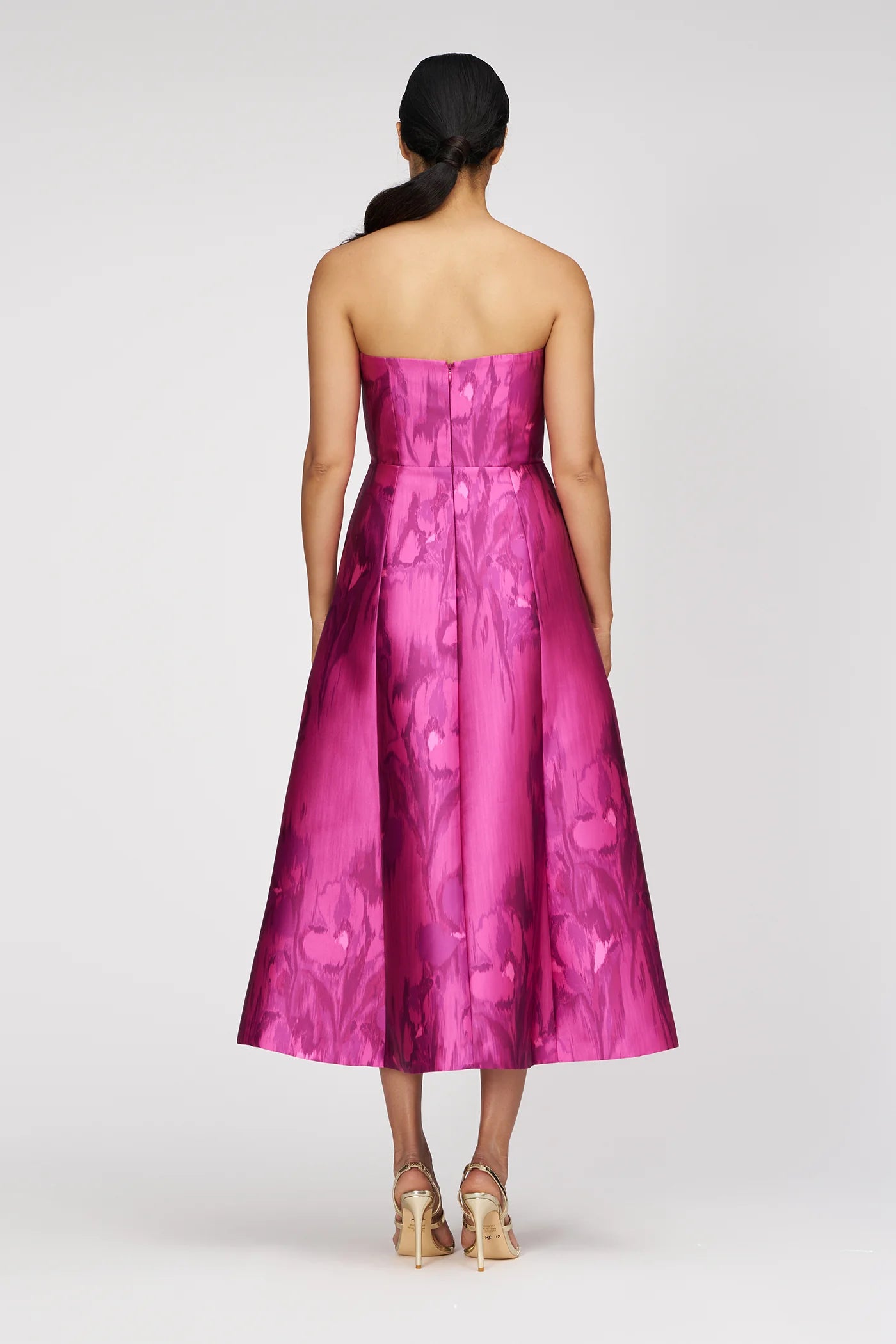 KAY UNGER | NATALIE TEA DRESS | VIVID BERRY