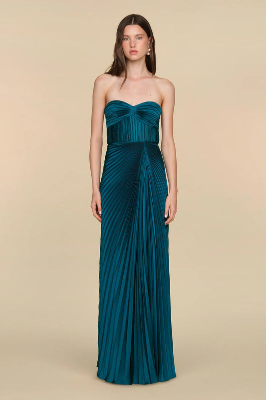 AMUR | JOYCEANN SWEATHEERT GOWN | INDIGO