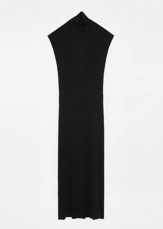 Deluc/ Aconitum Knit Dress/ Black