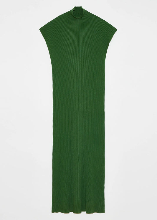 Deluc/ Aconitum Knit Dress/ Green