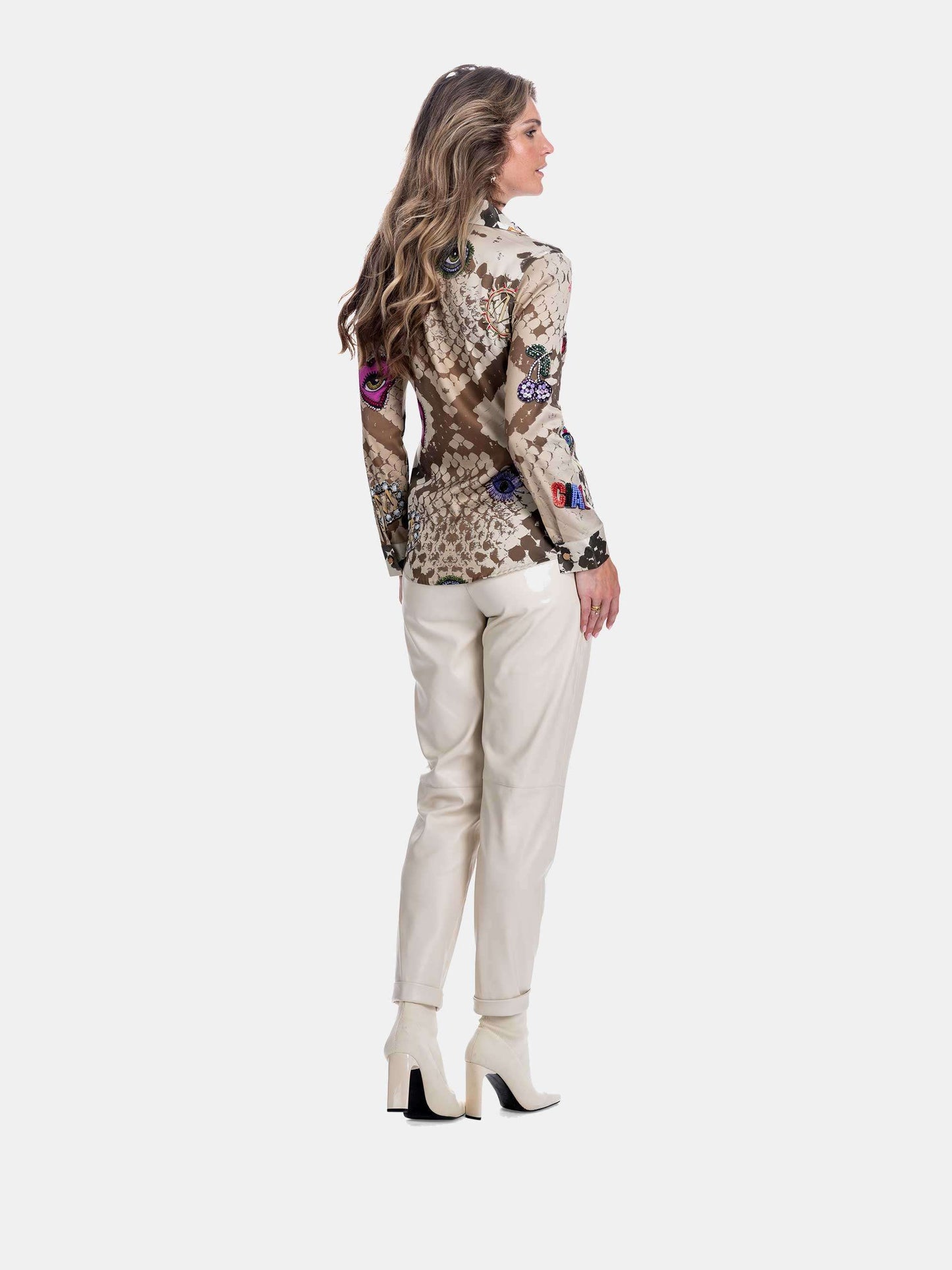 Mucho Gusto/ Blouse Francis Bay/ Snake mixprint