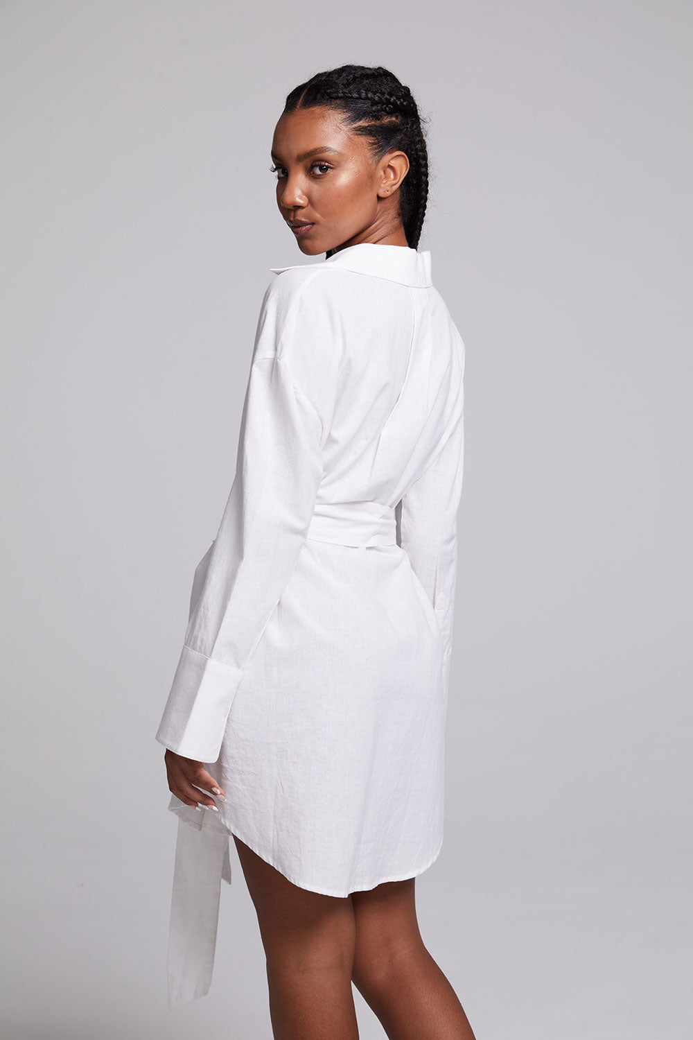 Chaser | Essex Shirt Dress | White