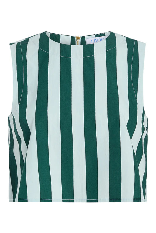 LIVRO | CROP TOP & SHORTS SET | DUBLIN STRIPES