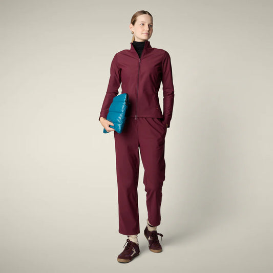 SAVE THE DUCK | MILAN PANTS | WINE RED