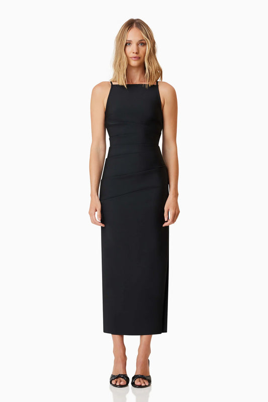 Elliatt/ Rose Midi Dress/ Black