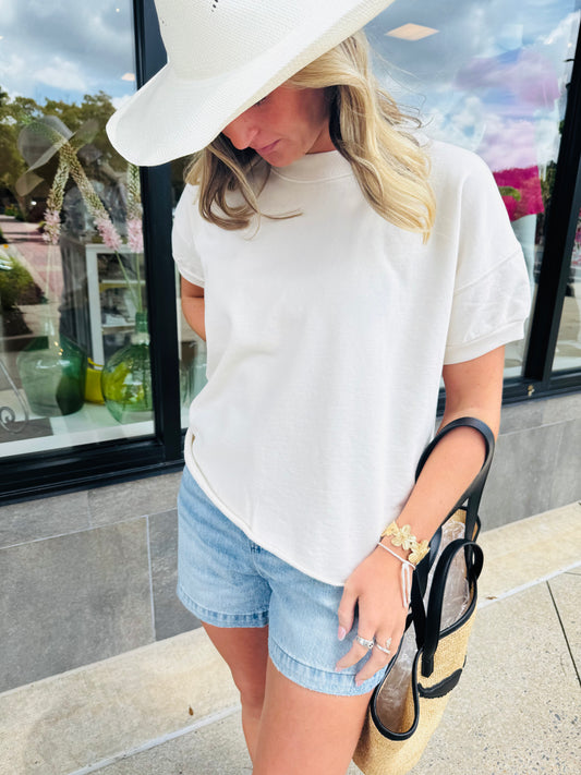 MONDAY12 | SWEAT TEE | SAND