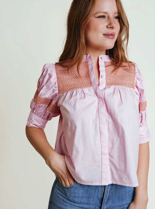 LAROQUE/Sutton Blouse/Pink/Orange