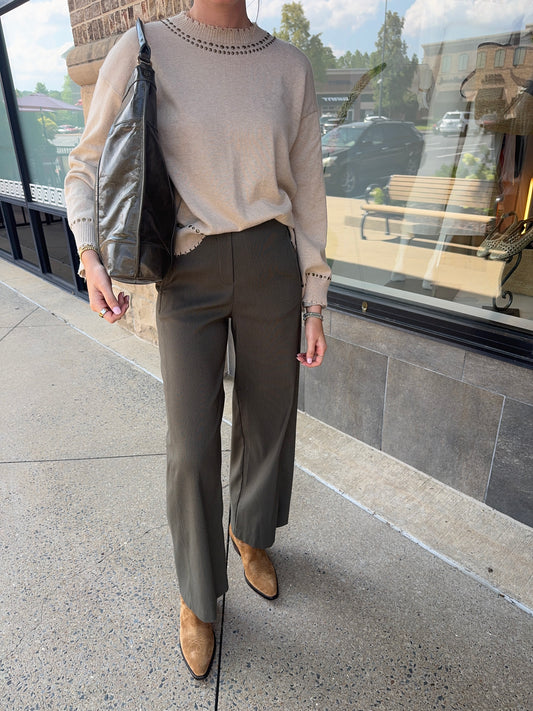 ILTM | PULL ON PANT | MOSSTONE