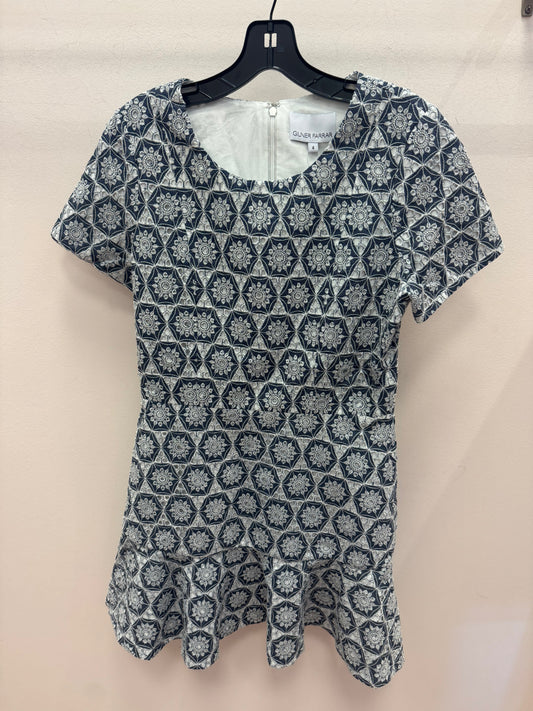 GILNER FARRAR | COREEN DRESS | DENIM EMBROIDERY