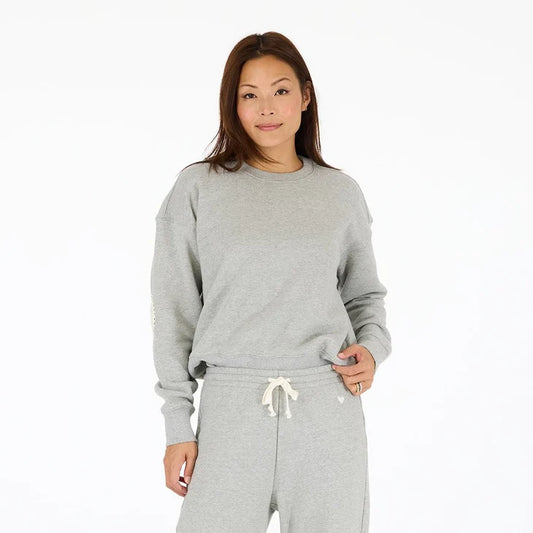 KERRI ROSENTHAL | EX BOYFRIEND SWEATSHIRT | HEATHER GREY