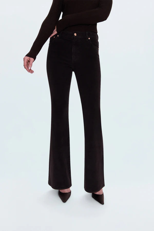 PISTOLA | KINSLEY MID RISE ULTRA FLARE | MOCHA