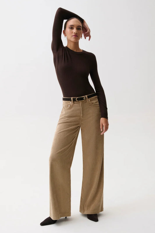 PISTOLA | JADYN LOW SLUNG PALAZZO | CAMEL