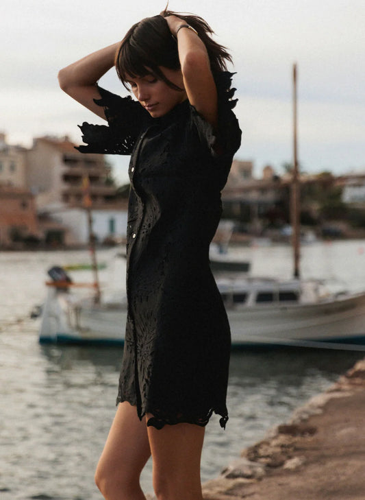 CATHERINE GEE | PENELOPE DRESS | BLACK