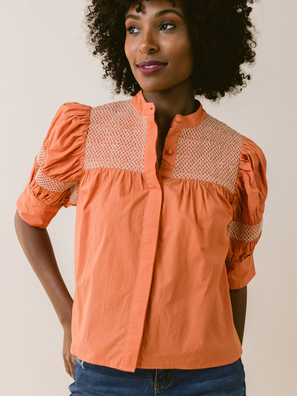 LaRoque/ Sutton Blouse/ Orange