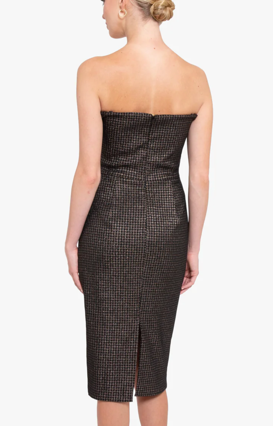 Black Halo/ Lena Sheath/ Deluxe Houndstooth