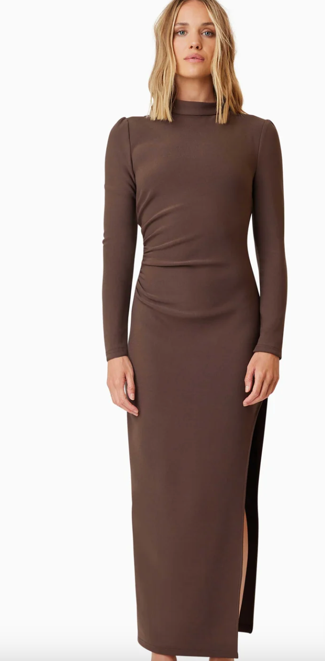 Elliatt/ Nola Maxi Dress/ Dark Brown