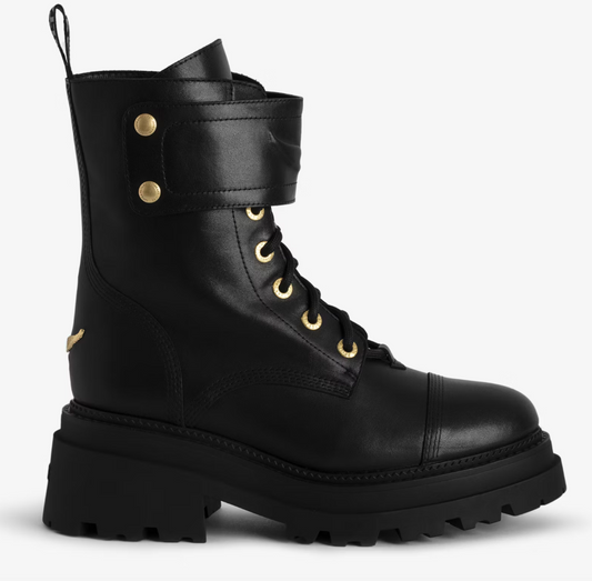 ZADIG AND VOLTAIRE | JOE ANKLE BOOT | NOIR