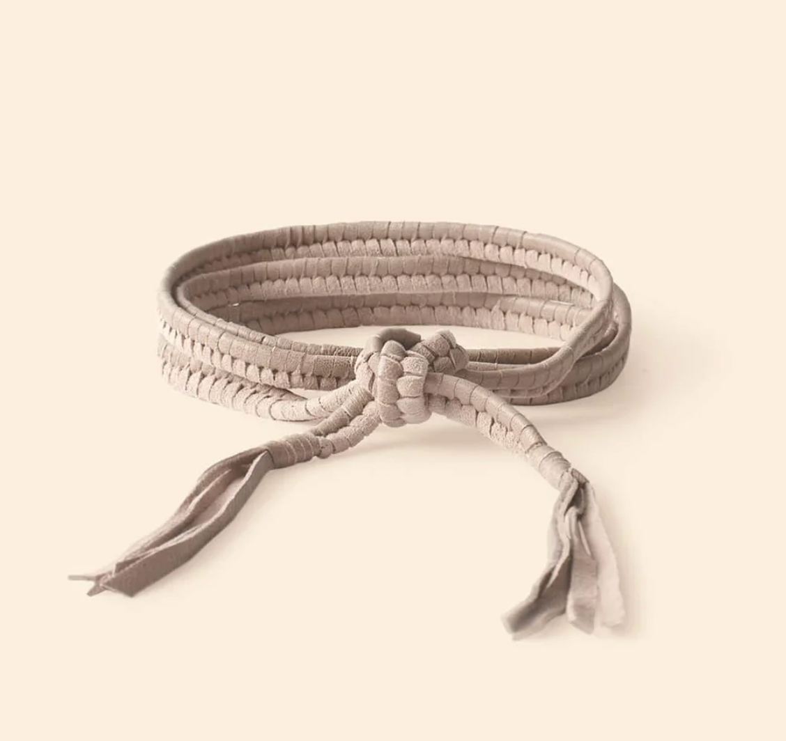 XIRENA | TREVA BELT | TAUPE GREY