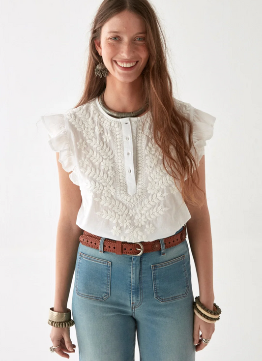 MAISON HOTEL | ASHANTI BLOUSE | IVORY