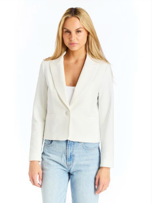 DREW | MILO BLAZER | WHITE