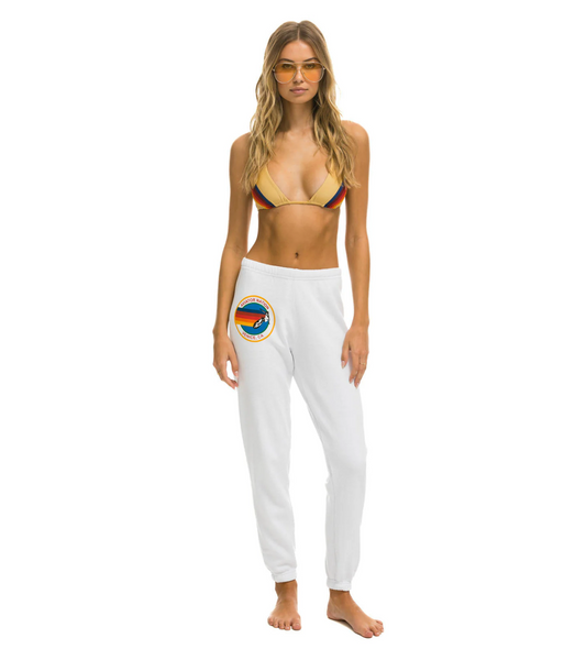 AVIATOR NATION | WOMENS SWEATPANTS | WHITE