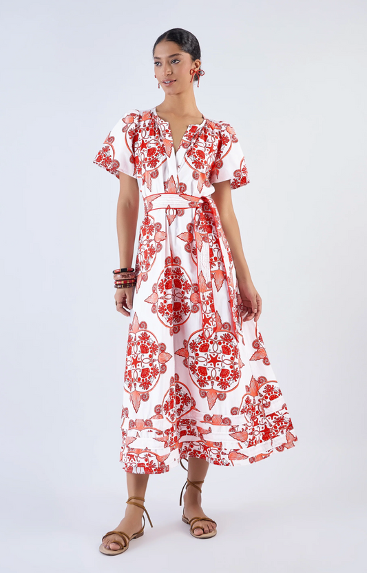BEYOND BY VERA | SUZI DRESS | CORAL