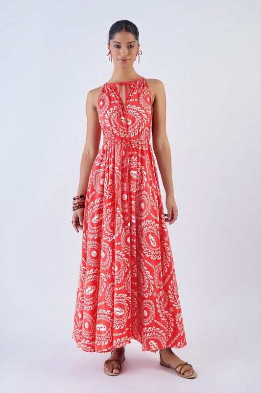 BEYOND BY VERA | MARINA DRESS | RED