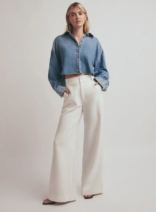 FAVORITE DAUGHTER | THE CROP EX-BOYFRIEND SHIRT | GOA