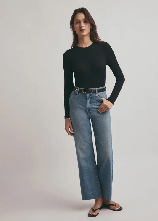 FAVORITE DAUGHTER | THE MISCHA SUPER HIGH RISE WIDE LEG ANKLE | MONTEREY