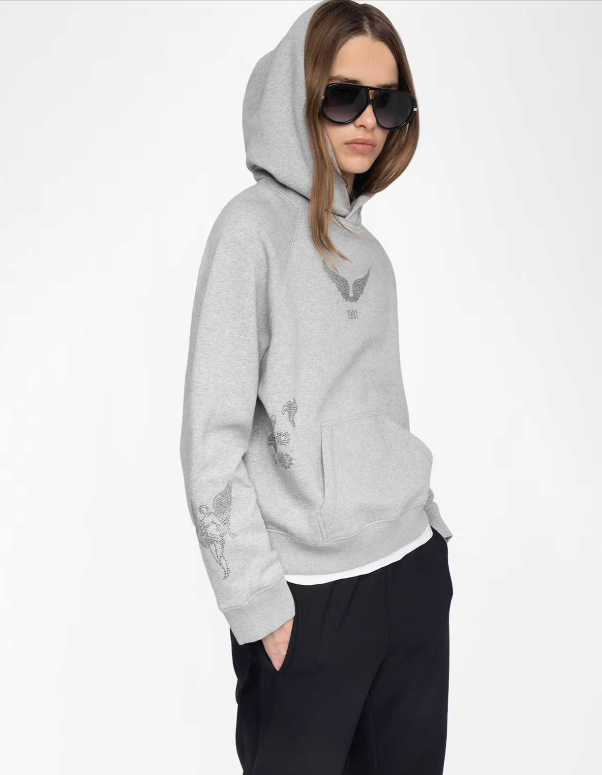 ZADIG AND VOLTAIRE | GEORGY SWEATSHIRT | GRIS CHINE 30