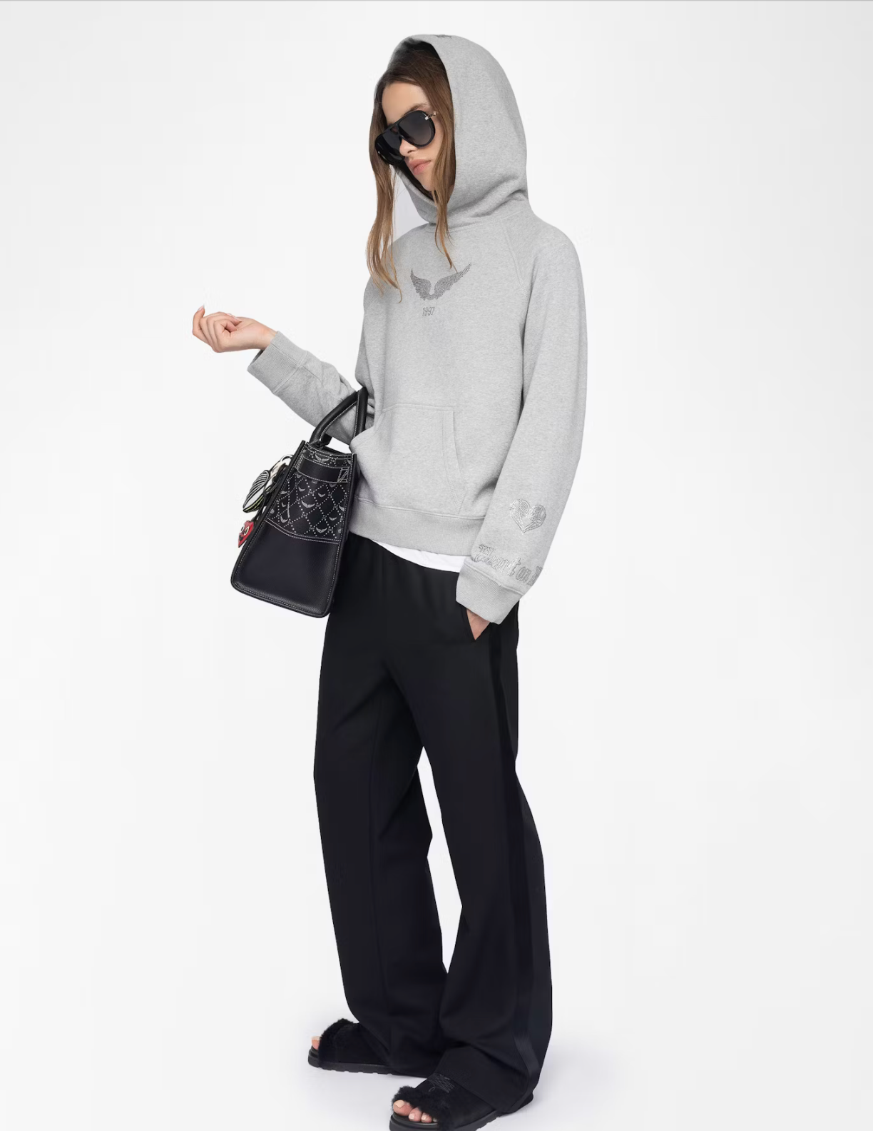ZADIG AND VOLTAIRE | GEORGY SWEATSHIRT | GRIS CHINE 30