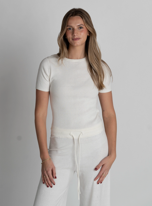 ARCHER | WREN S/S CREW | WHITE