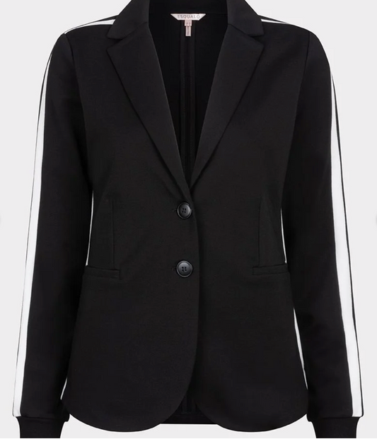 ESQUALO | BLAZER PUNTO STRIPES | BLACK