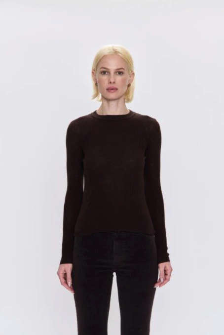 PISTOLA | JUNO FEATHER WEIGHT SWEATER | MOCHA