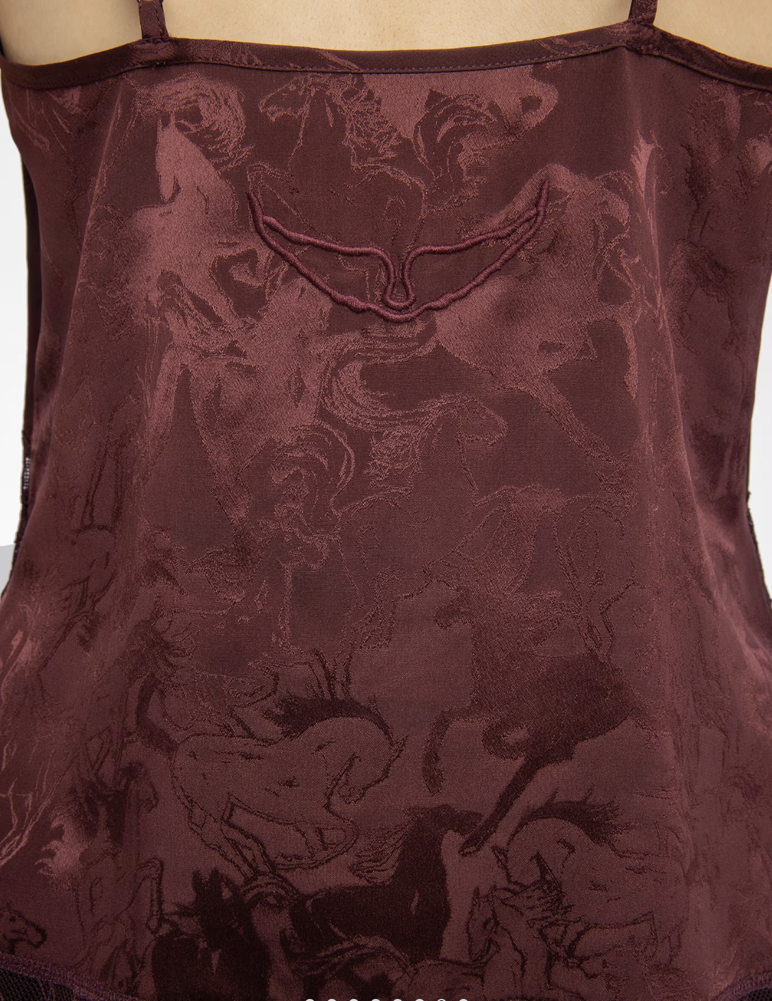 ZADIG AND VOLTAIRE | CISHI JAC HORSES | BURGUNDY