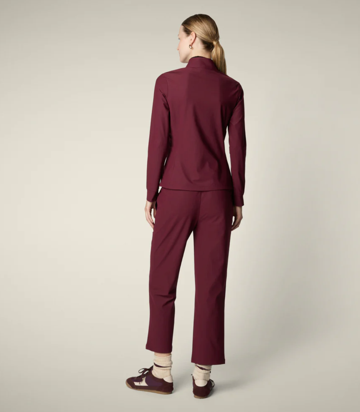SAVE THE DUCK | MILAN TROUSERS | WINE RED