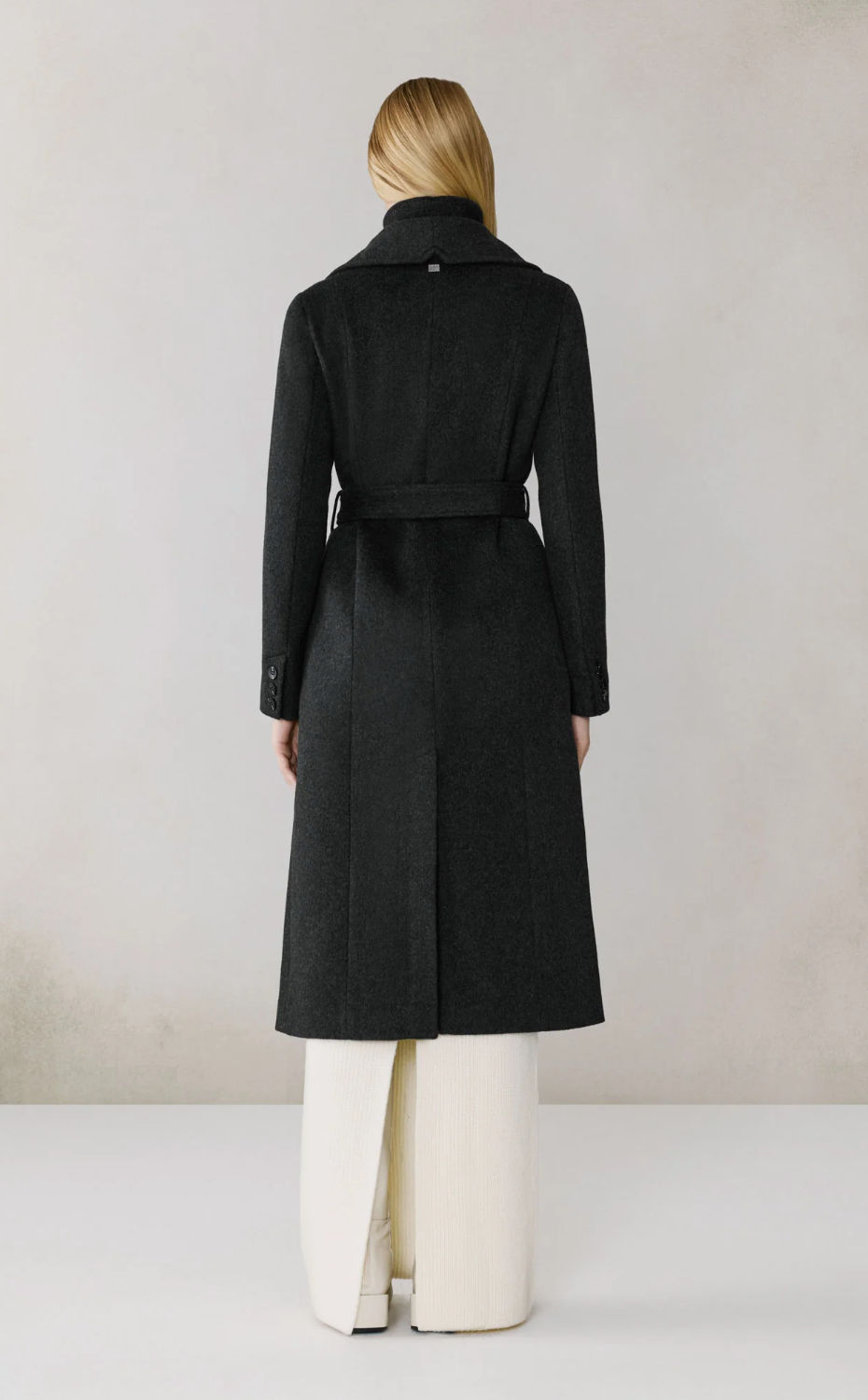 SOIA & KYO | ILANA-U COAT | BLACK HEATHER