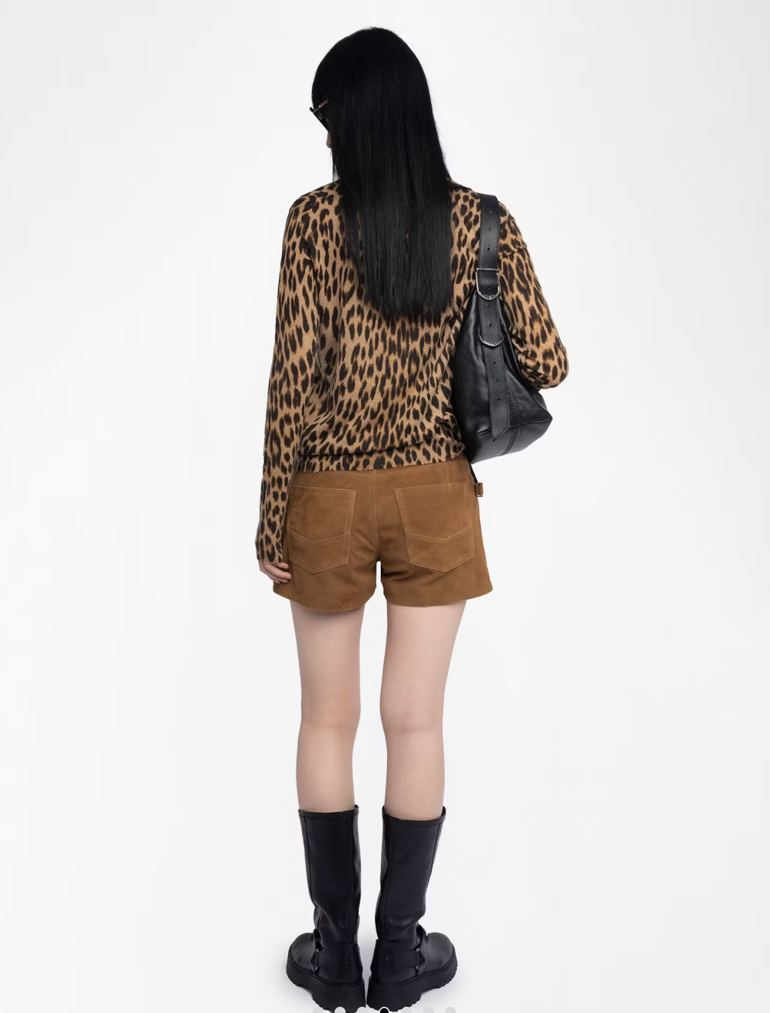 ZADIG & VOLTAIRE | RIVY CASHMERE SWEATER | LEOPARD