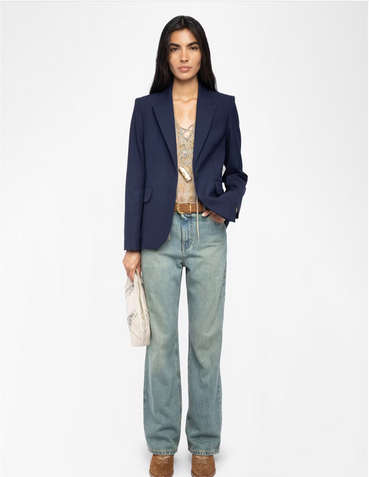 ZADIG & VOLTAIRE | VAVY BLAZER | BLUEBERRY