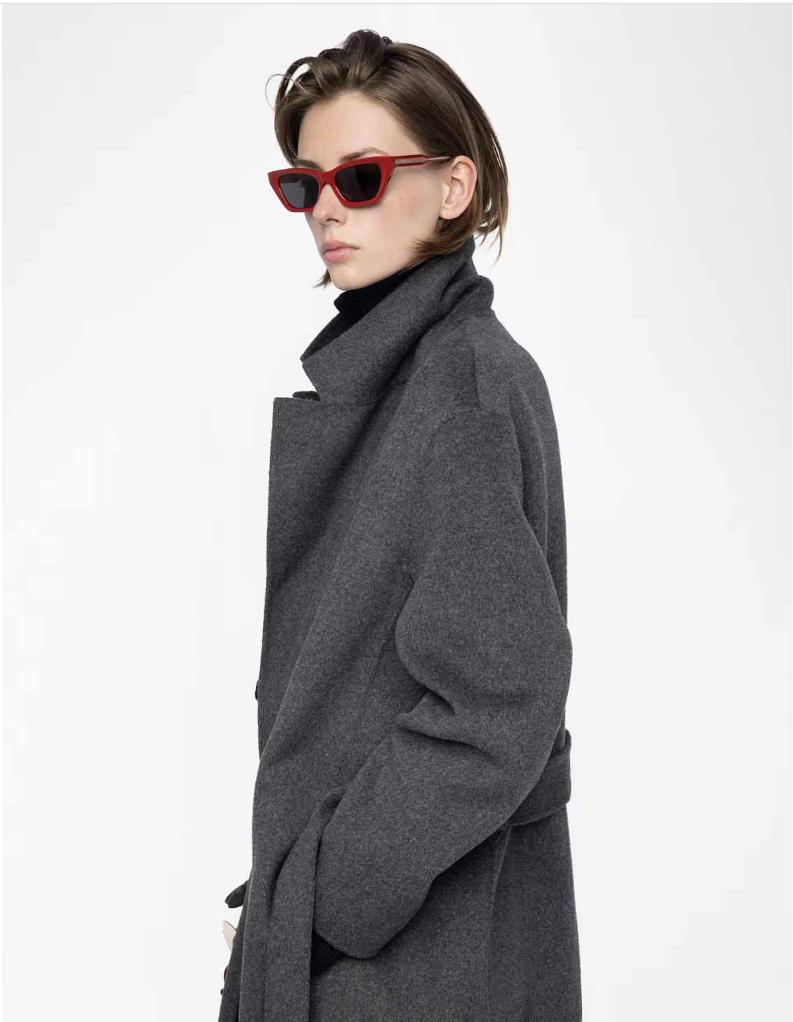 ZADIG & VOLTAIRE | MELI COAT | ANTHRACITE